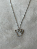 Ketting zilver Minnie mouse