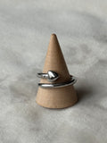 Ring zilver hartje