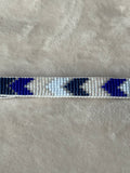 Armband blauw/wit