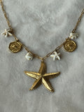 Ketting goud zeester