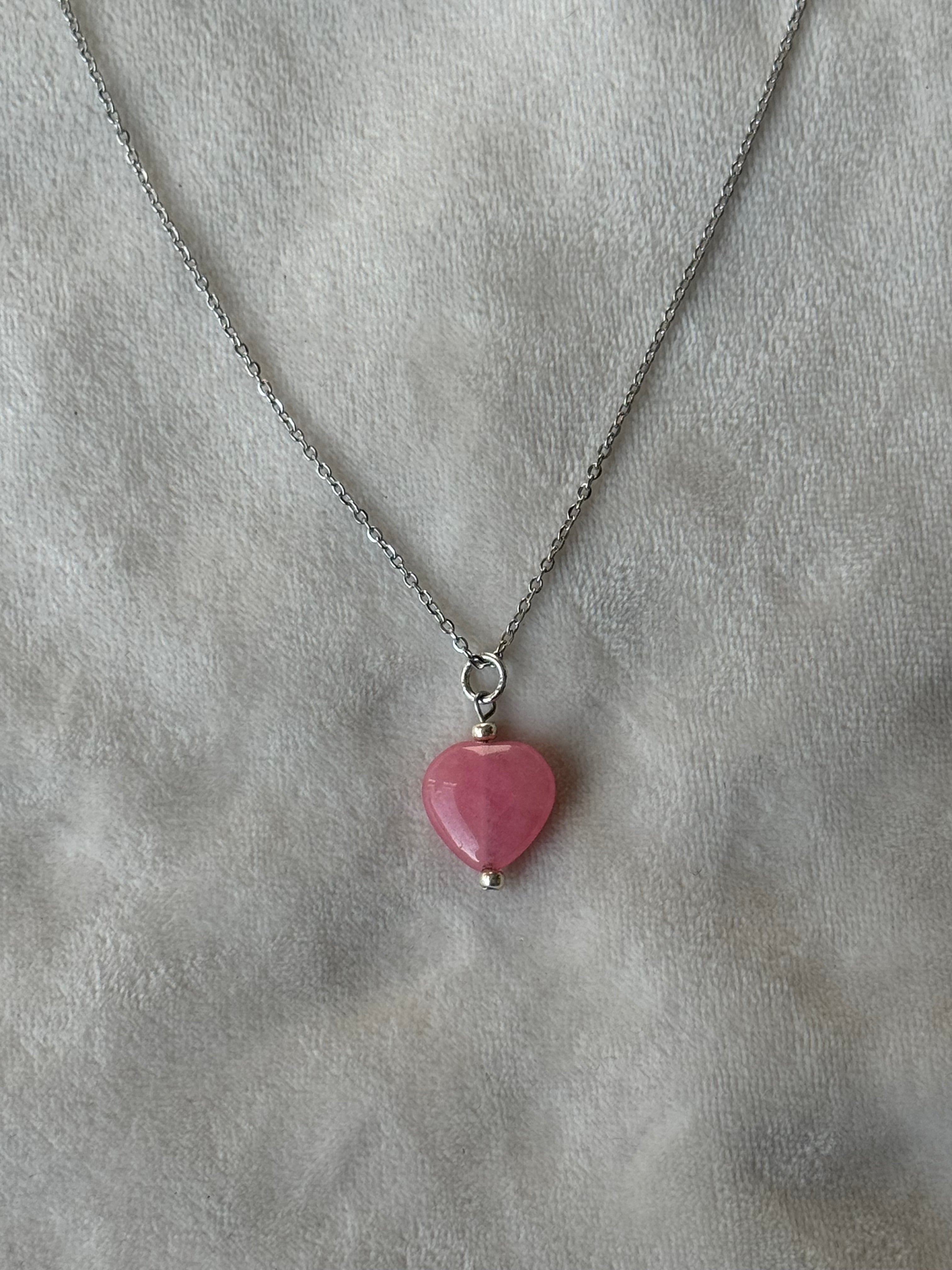 Ketting zilver hartje