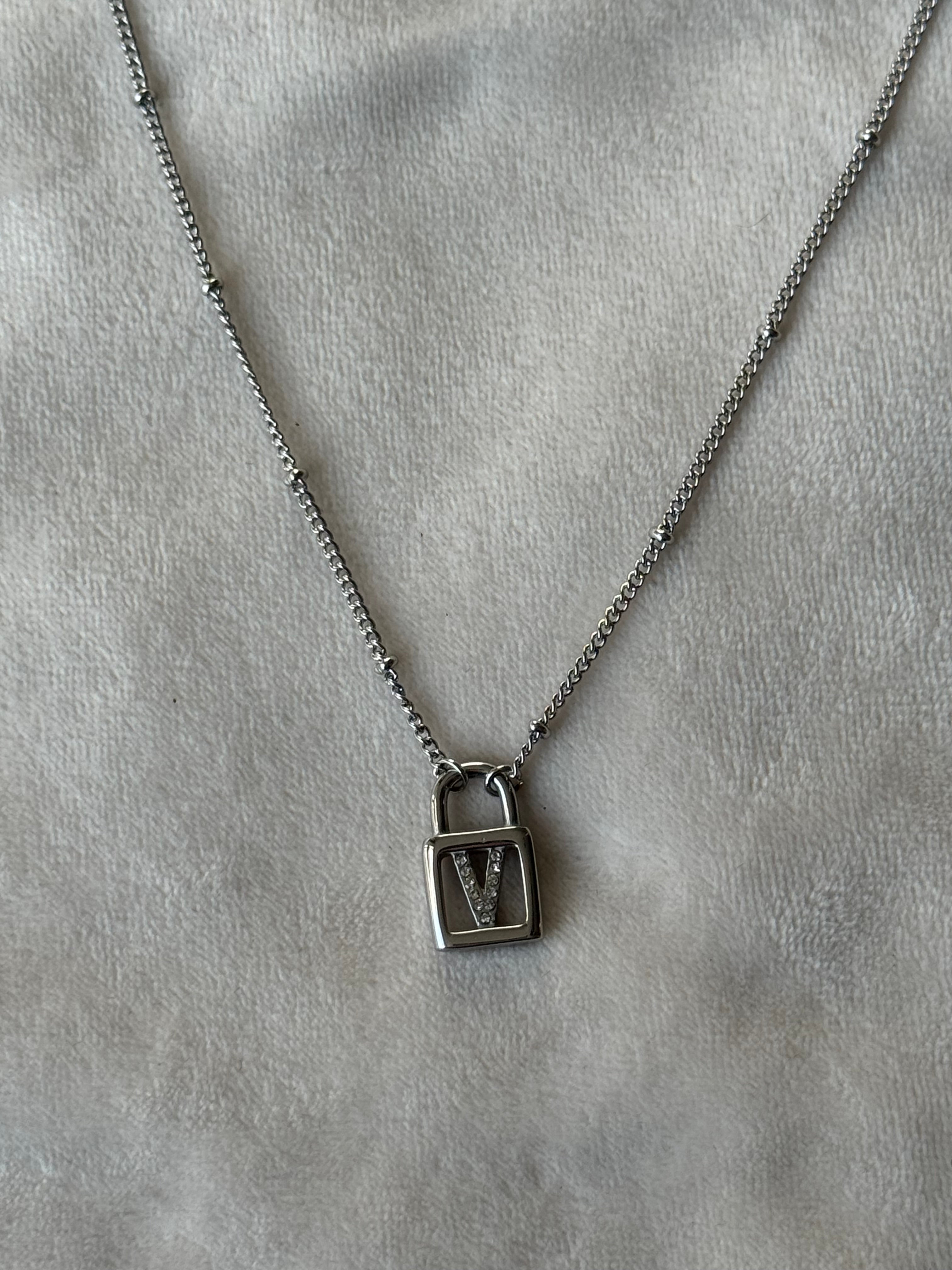 Ketting zilver slotje