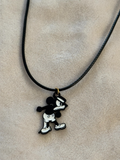 Ketting zwart/wit