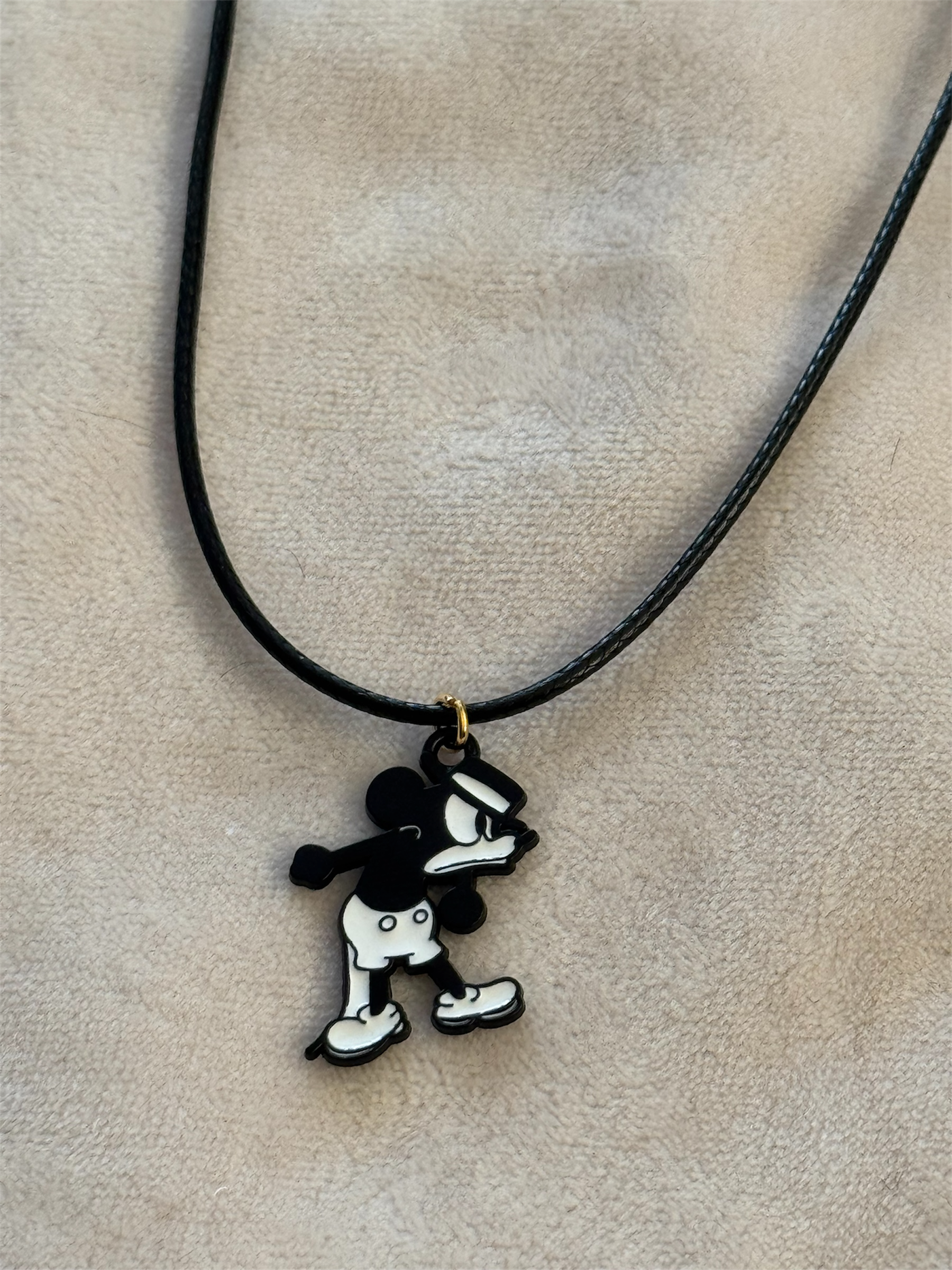 Ketting zwart/wit