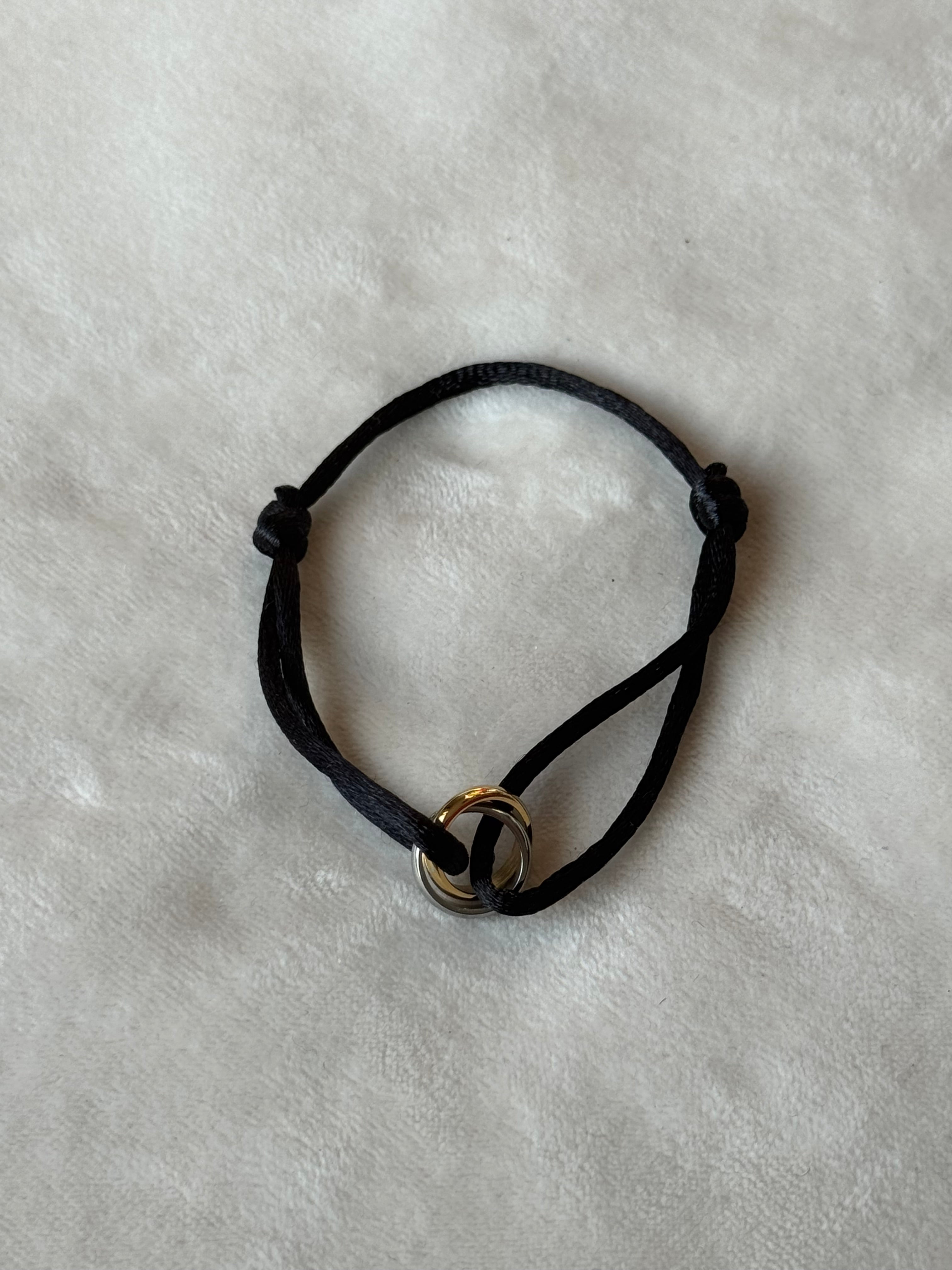 Armband zilver/goud/zwart