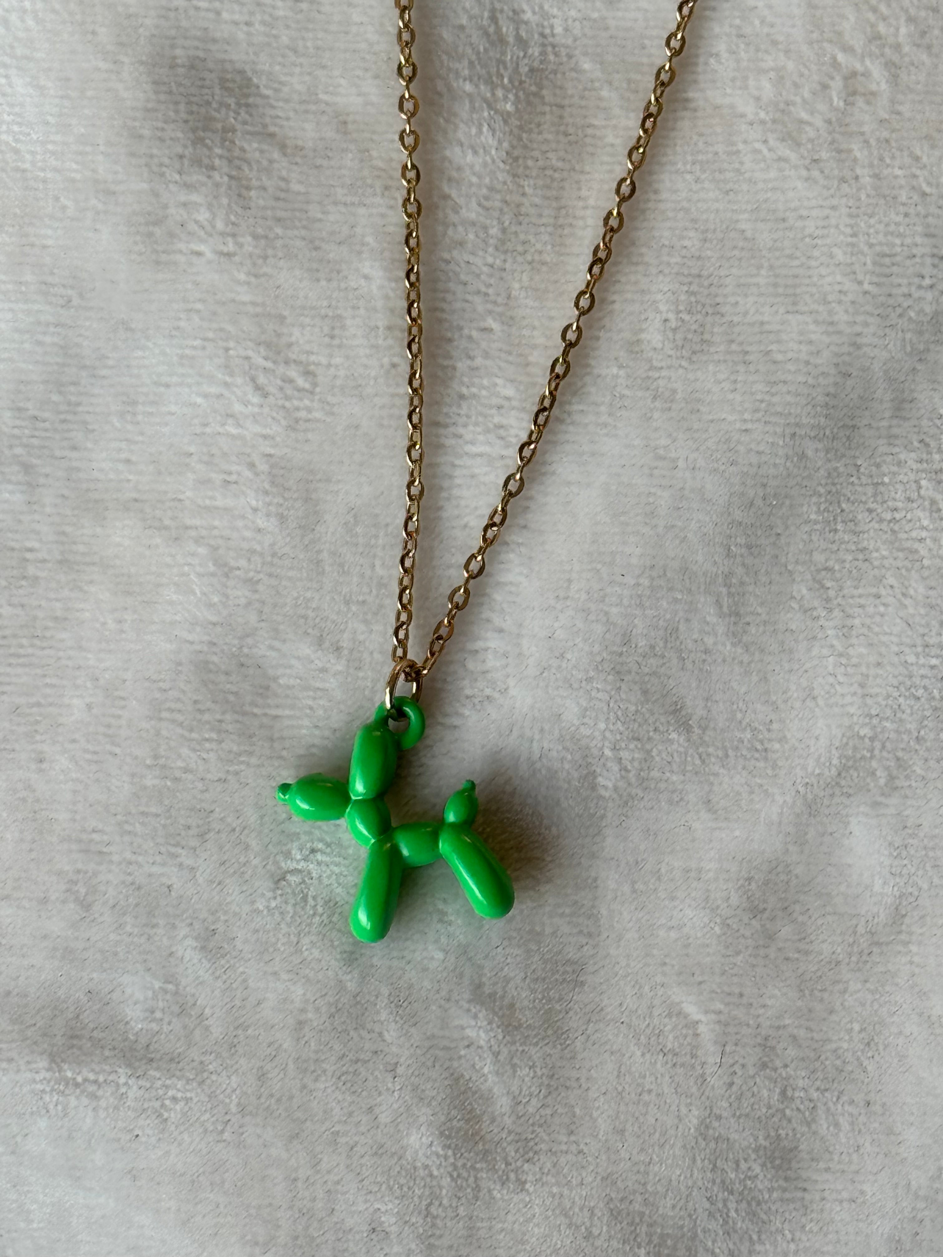 Ketting goud/groen