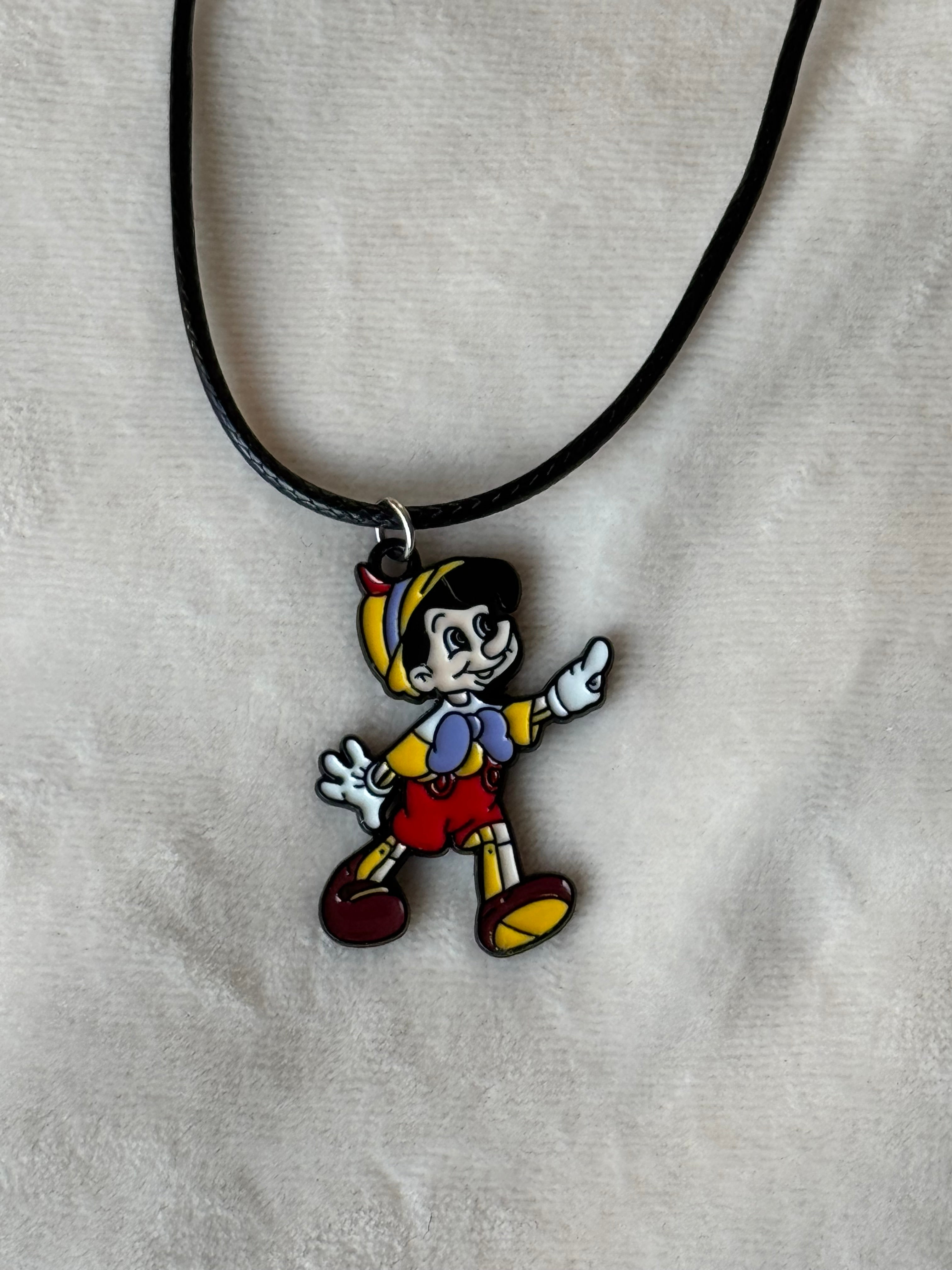 Ketting zilver/zwart