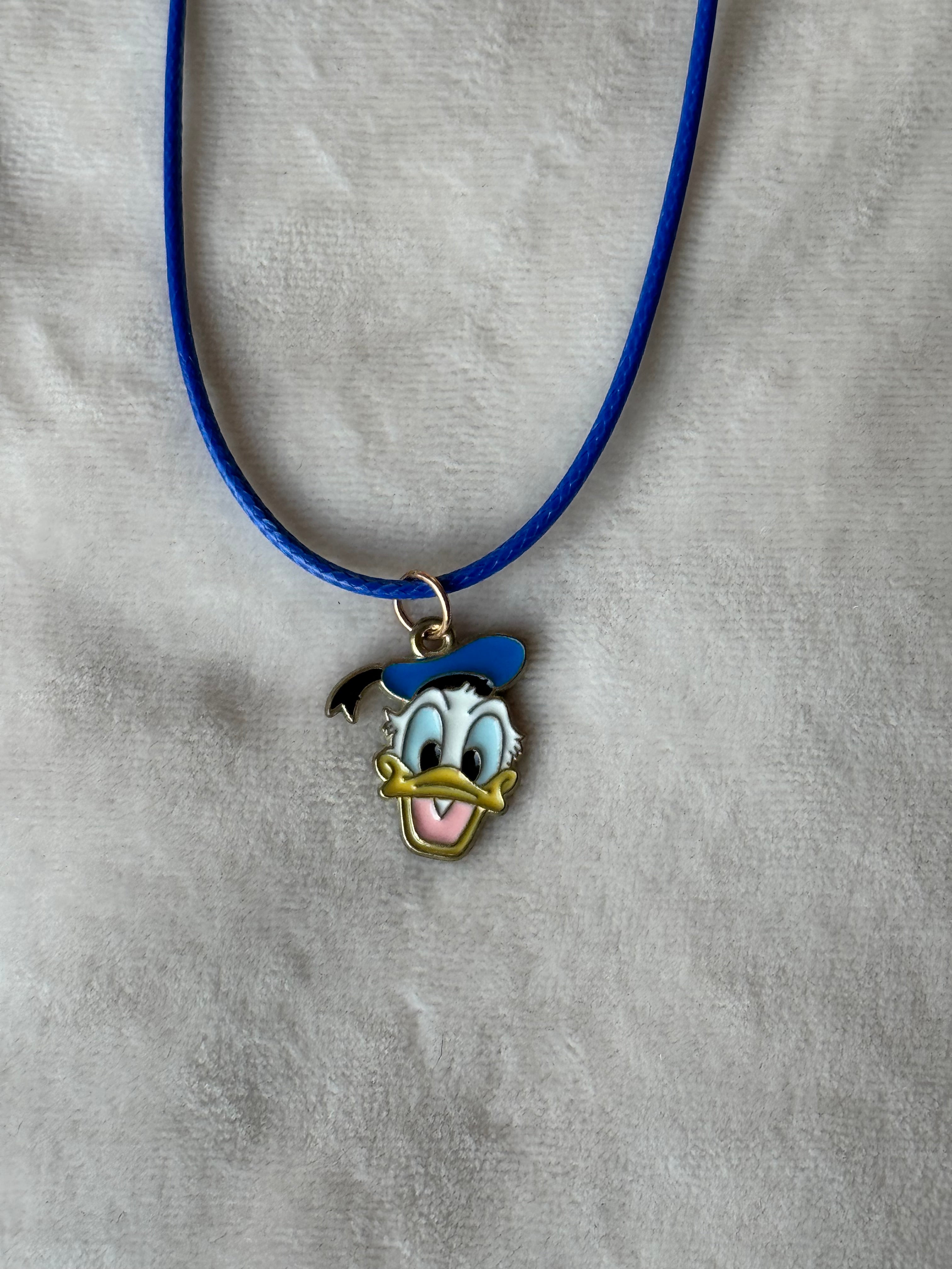 Ketting goud/blauw