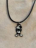 Ketting zwart/wit