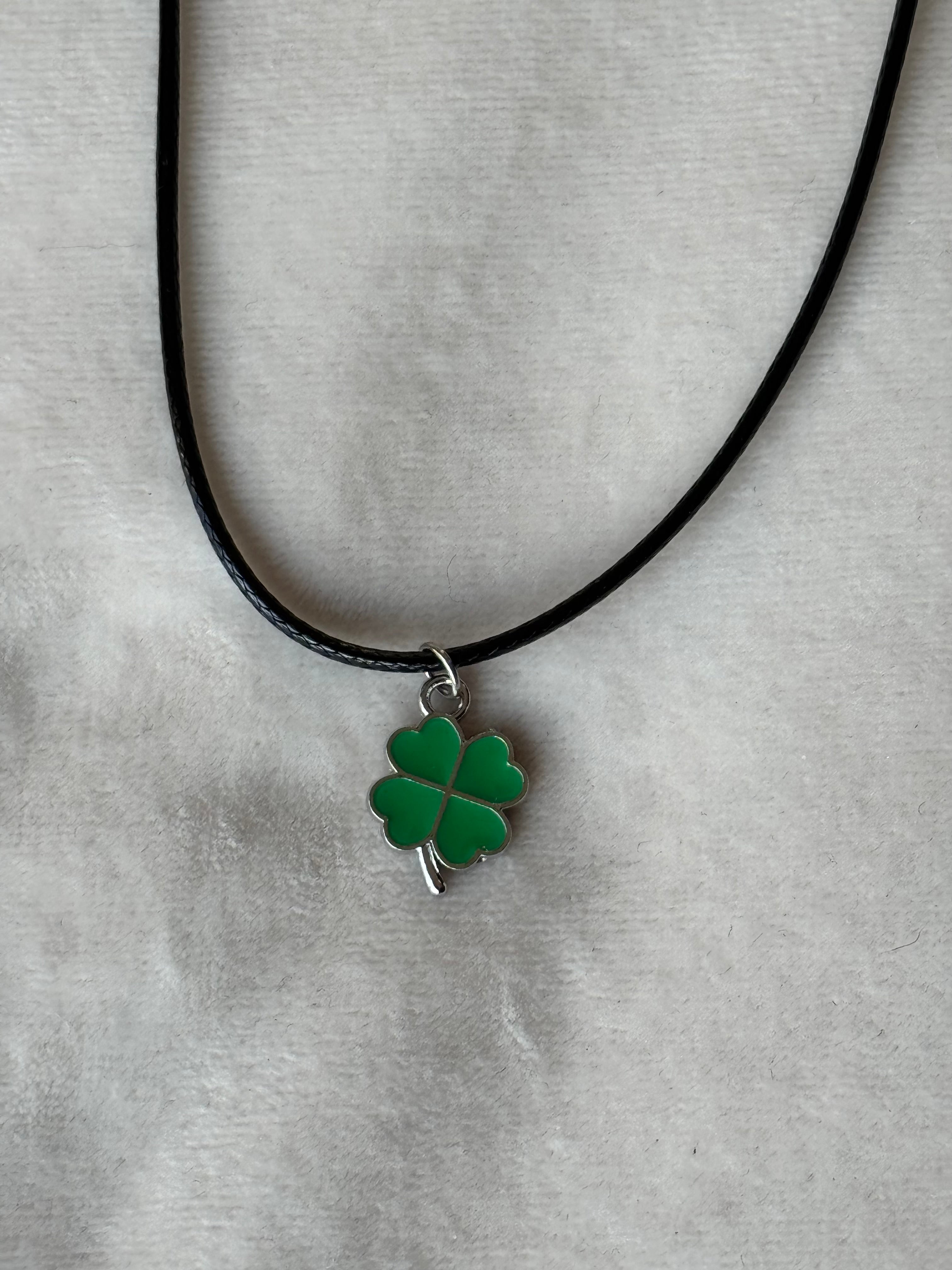 Ketting zilver/zwart