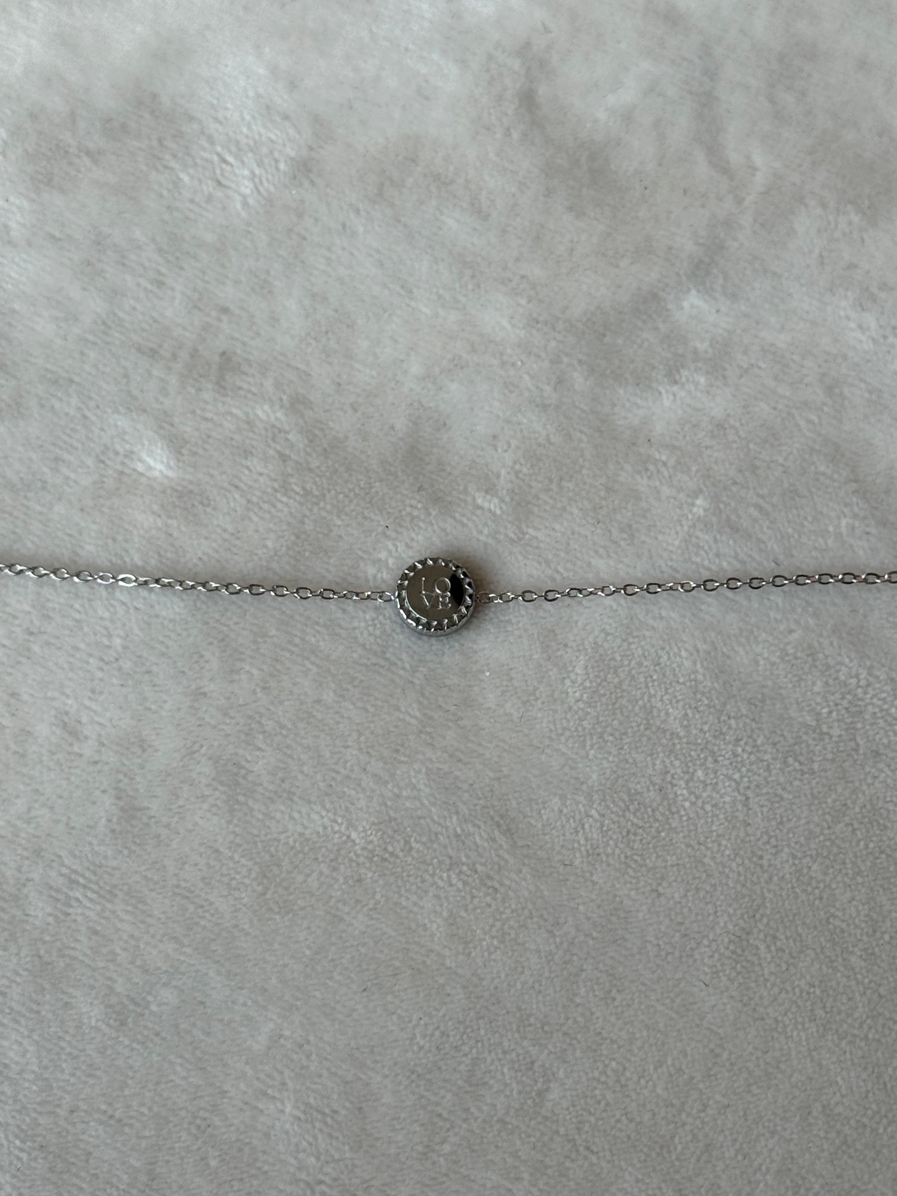 Armband zilver love