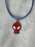 Ketting goud/blauw