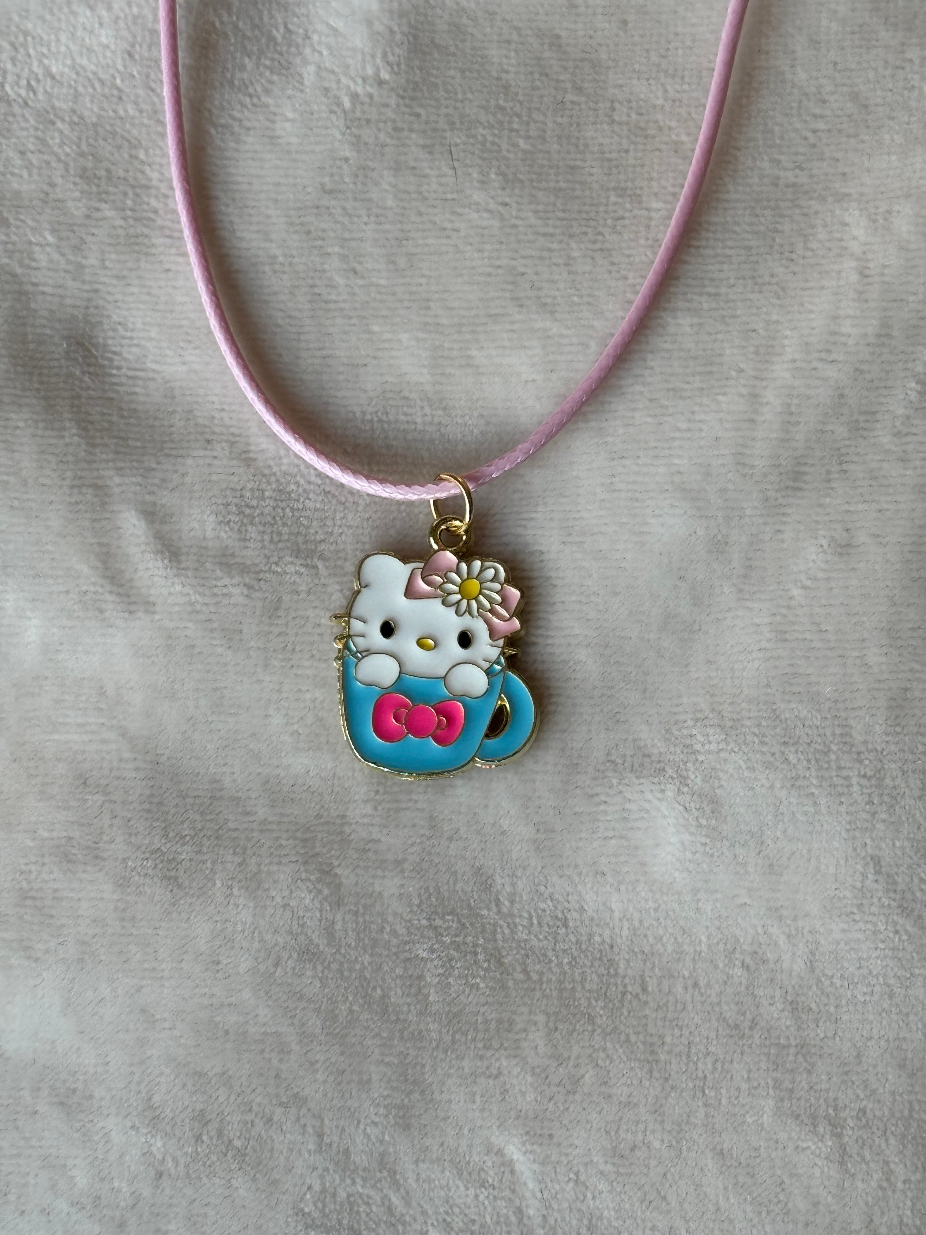 Ketting goud/roze