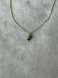 Ketting goud steentje